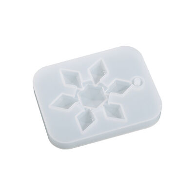 DIY crystal dropper rubber wind chime mold, reindeer snowflake Christmas English big listing silicone mold