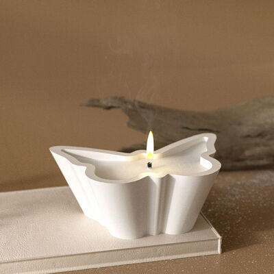 Ins Wind Butterfly Storage Can Dropping Mold DIY Aromatherapy Candle Cup Gypsum Platform Silicone Mold