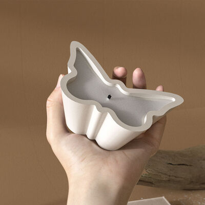 Ins Wind Butterfly Storage Can Dropping Mold DIY Aromatherapy Candle Cup Gypsum Platform Silicone Mold