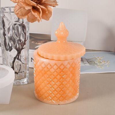 DIY Crystal Drop Glue European Roman Relief Storage Can Cut Surface Gypsum Storage Box Silicone Mold