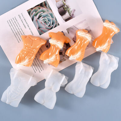 DIY crystal dropper mold simulates human body, male body, female body, model, stage decoration, silicone mold