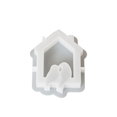 DIY crystal dropper resin mirror house, bird hanging, gypsum ornaments hanging, silicone mold