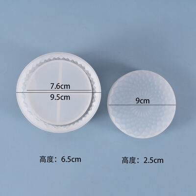 DIY crystal dropper mold, table decoration, flat bottom crystal storage tank, silicone mold, spot wholesale