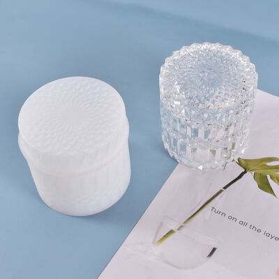 DIY crystal dropper mold, table decoration, flat bottom crystal storage tank, silicone mold, spot wholesale