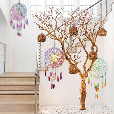 DIY crystal dropper mold, dream catcher, wind chime hanging decoration, silicone mold combination, spot wholesale