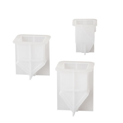 Dropping resin 3D three-dimensional house decoration grinding DIY aromatherapy gypsum candle smoke window house silicone mold