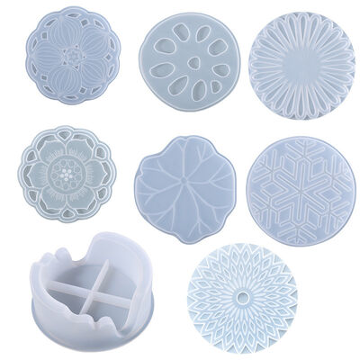 DIY crystal dropper mold, vine top swing table, coaster storage pad, silicone mold, spot wholesale