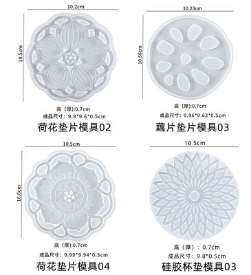 DIY crystal dropper mold, vine top swing table, coaster storage pad, silicone mold, spot wholesale