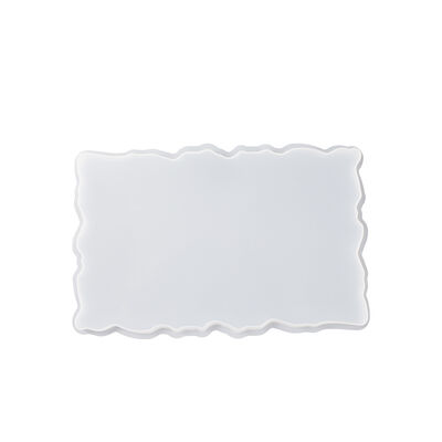 DIY Crystal Dropping Glue Irregular Tray Mold with Irregular Lace, Rectangular Pendulum, Fruit Tray, Gypsum Silicone Mold