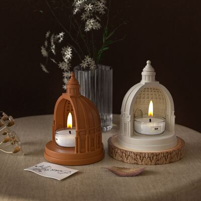 European Palace Castle Fragrance Stone Silicone Mold DIY Aromatherapy Gypsum Candlestick Base Ornament Grinding Tool