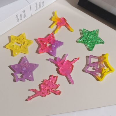 Dropped Angel Ballet Girl Unicorn Bell Pentagram Christmas Elk Hanging Silicone Mold