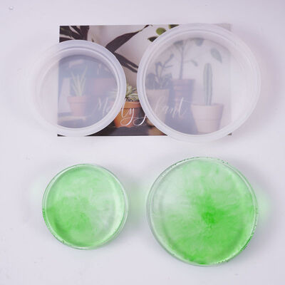 DIY crystal dropper mold, circular table base mold, decorative accessories silicone mold