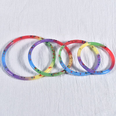 DIY Crystal Dropping Glue Arc Bracelet Mold Round Ring 95mm Decorative Silicone Mold Wholesale