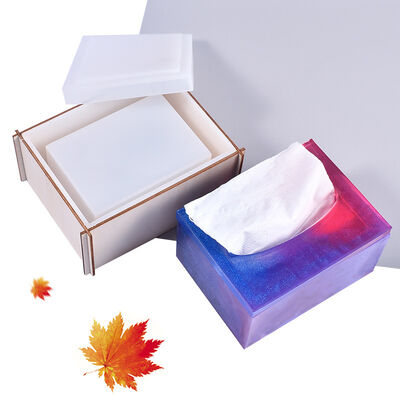 DIY crystal dropper mold, tissue box, daily necessities, napkins, car mounted tissue box, silicone mold