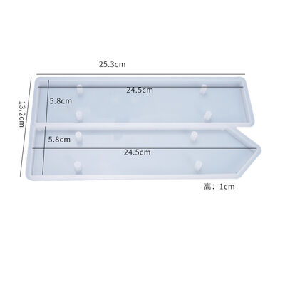 DIY Crystal Dropping Glue Mold Door Number Listing Ins Homemade Billboard Business Door Number Silicone Mold