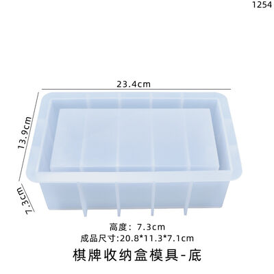 DIY Crystal Dropping Glue Mold Chess and Card Tissue Storage Box Silicone Mold Spot Wholesale