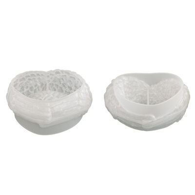 Aromatherapy gypsum bird wing storage box mold DIY aroma candle cup ornament silicone mold