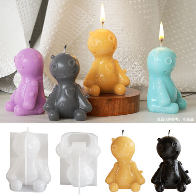 DIY dropper mold 3D three-dimensional funny patch doll gypsum candle decoration ornament silicone mold