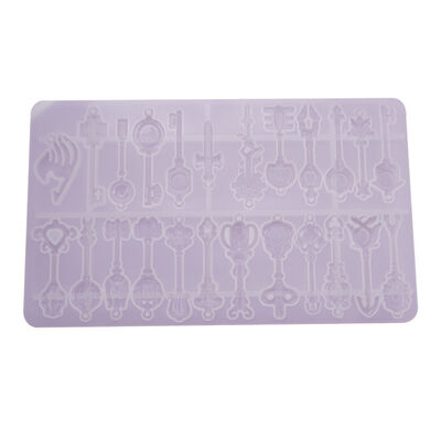 DIY crystal dropper mold, whole board key collection pendant, hanging decoration, simulated silicone mold