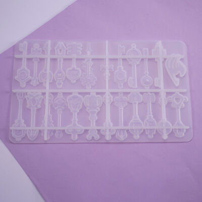 DIY crystal dropper mold, whole board key collection pendant, hanging decoration, simulated silicone mold