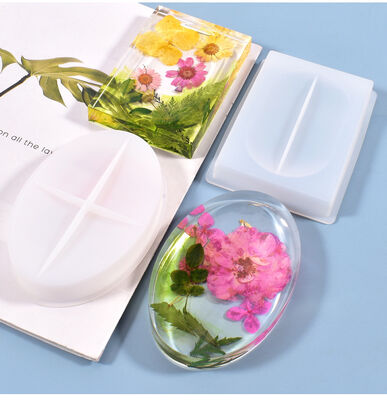 DIY crystal dropper mold handmade mirror practical soap storage box silicone mold wholesale