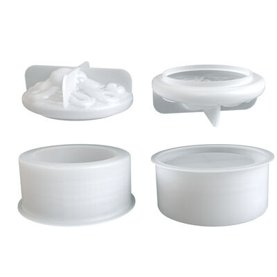 Dropping resin octopus storage jar ornament DIY aromatherapy gypsum octopus candle cup silicone mold