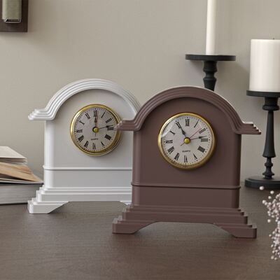 Popular Roman Time Clock Dropping Mold DIY European Creative Roman Seat Clock Silicone Mold