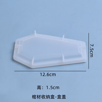 DIY crystal dropper mold, three-dimensional small coffin storage box, creative handmade silicone mold