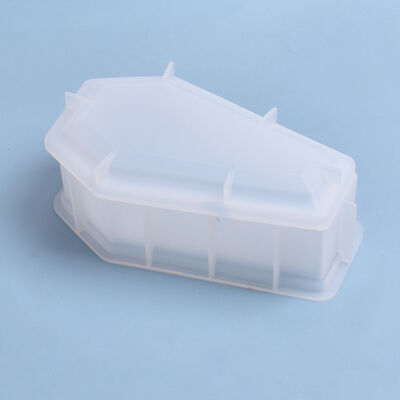 DIY crystal dropper mold, three-dimensional small coffin storage box, creative handmade silicone mold