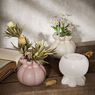 DIY Mirror Resin Lucky Bag Vase Dropping Mold Aromatherapy Gypsum Storage Can Flower Utensils Silicone Mold