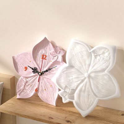 Aromatherapy gypsum resin, lotus leaves, flowers, clocks, dials, ornaments, jewelry, silicone dropper molds