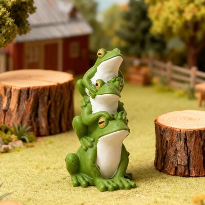 Easter Candle Silicone Mold Stacking Three Frogs and Two Frogs Candle Ornament Gypsum Mold