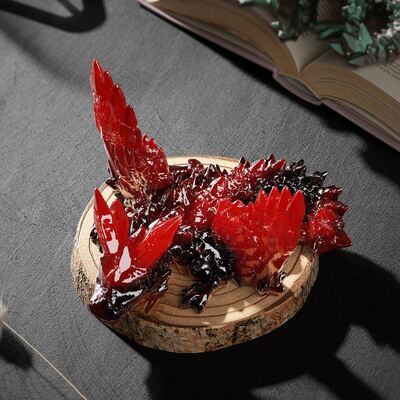 DIY Crystal Dropping Gel Mirror Crystal Dragon Joint Dragon Crystal Cluster Dragon Flying Dragon Wings Dragon Silicone Mold