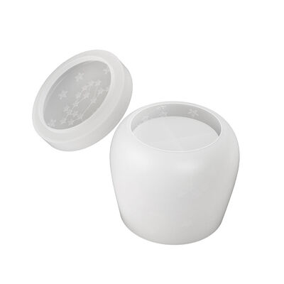 DIY Drip Glue Resin Gypsum Starry Constellation Pudding Bottle Candle Cup Storage Can Silicone Mold