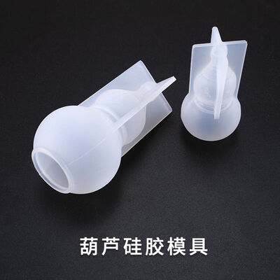 Crystal Drip Glue Mold DIY Jewelry Gourd Platform Blessing Pendant Size Gourd Silicone Mold