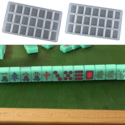 DIY Crystal Dropping Glue Mold No. 46 All Color Thirteen Year Mahjong Silicone Mold Spot Wholesale
