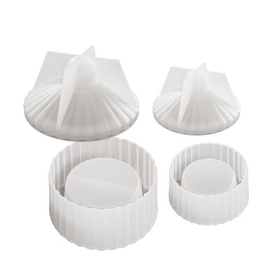 DIY crystal dropper, cement cup, jar, silicone film, striped gypsum candle cup, decorative mirror, silicone mold
