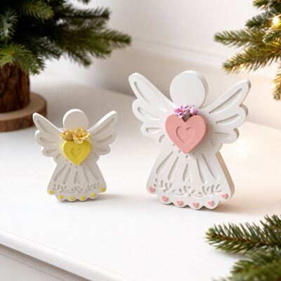 Hot selling ornament silicone mold DIY size can be used to insert flowers, love angels, candles, gypsum mold