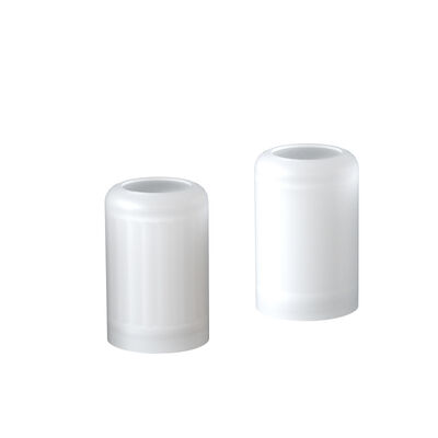 Tubos cilíndricos soporte de velas de rayas lisas molde de silicona aromaterapia DIY herramienta de molienda de resina de yeso de cemento