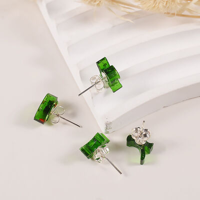 DIY crystal drop glue jewelry English letter pendant earrings keychain pendant silicone mold wholesale