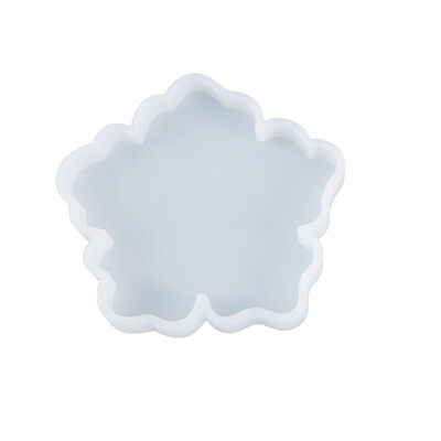 DIY crystal dropper mold flower table large cup cushion ornament cherry blossom base mirror silicone mold