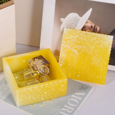 DIY Square Diamond Storage Box Mold Stacking High Diamond Storage Box Dropping Gypsum Silicone Mold