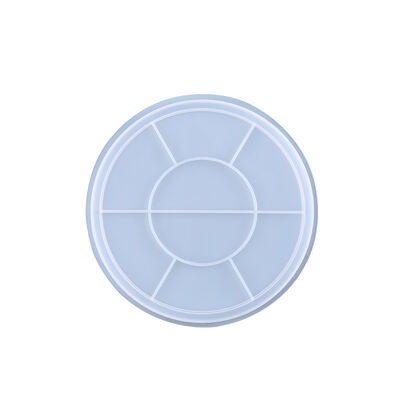 DIY crystal dropper mold, circular fruit dessert storage tray, silicone mold, Amazon hot push
