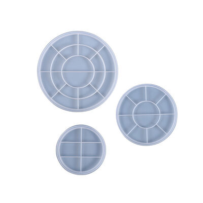 DIY crystal dropper mold fruit meal bag circular tray multi-purpose practical silicone mold wholesale