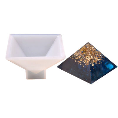 Crystal dropper tower shaped silicone mold, no polishing, DIY handmade jewelry, resin dried flower ornament model