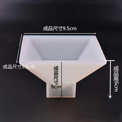 Crystal dropper tower shaped silicone mold, no polishing, DIY handmade jewelry, resin dried flower ornament model