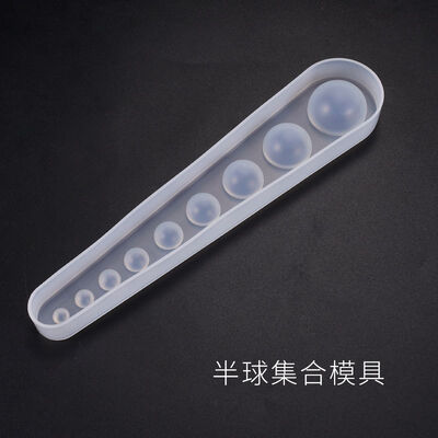 DIY Crystal Dropping Glue Mold Multi Specification Hemisphere Collection Mold Pendant Jewelry Hemisphere Silicone Mold