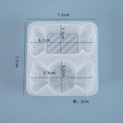 DIY crystal dropper mold candy gummies homemade food toys cake cheese cartoon silicone mold