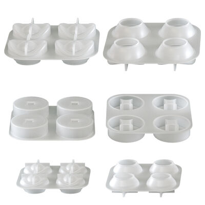 Spring Festival Celebration Silicone Mold DIY Four Grid Jubao Zhaocai Yuanbao Ping An Copper Coin Buckle Dropping Mold