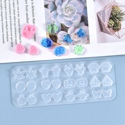 DIY Crystal Dropping Gel Mold Full Version Mini Earnail Pendant Silicone Mold Spot Wholesale